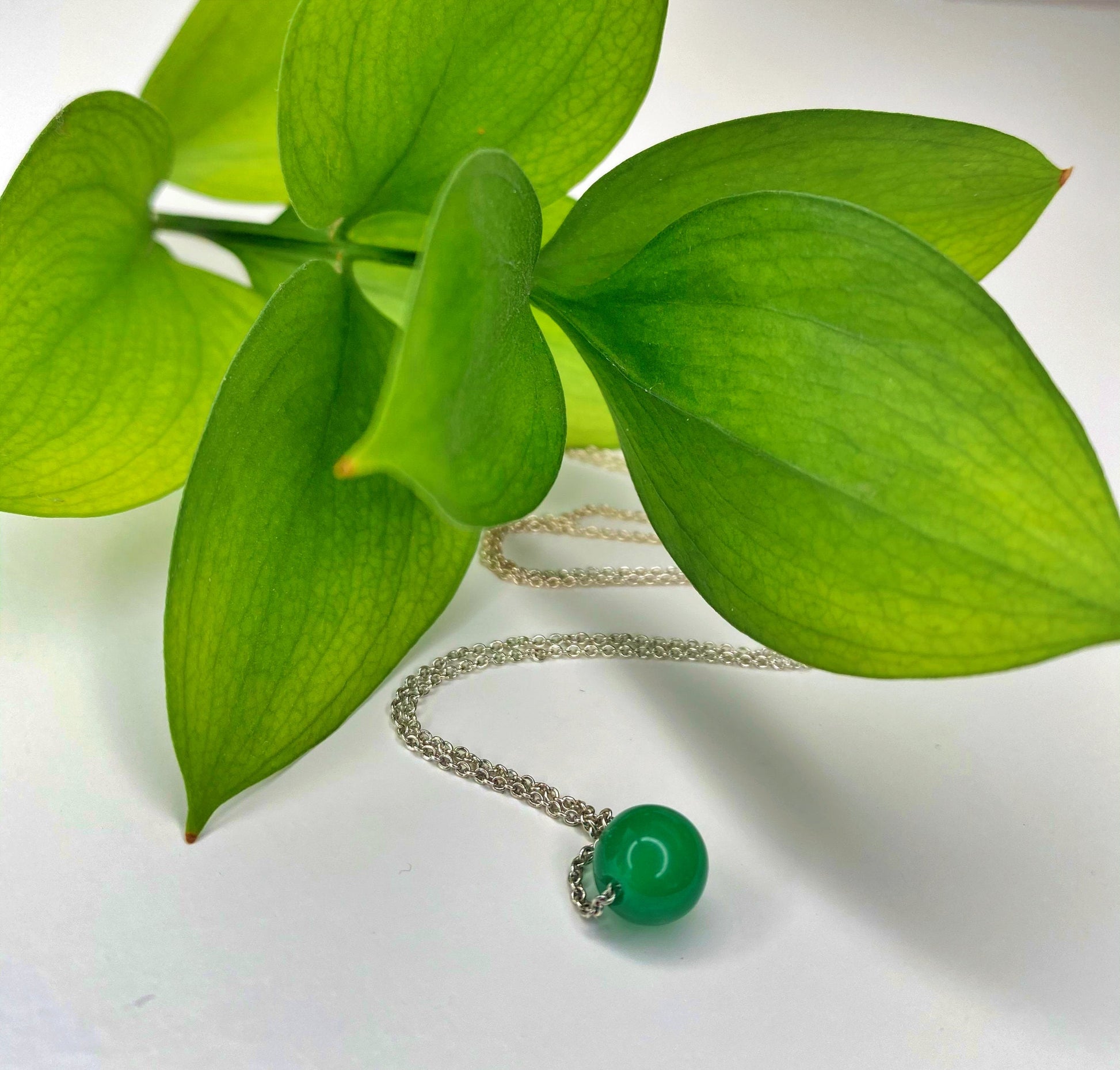 Certified Jade Necklace, Crystal Necklace, Birthstone, August, Gemstone, Handmade Jewelry, Dainty & Minimalist, Healing Crystal Gift For Her