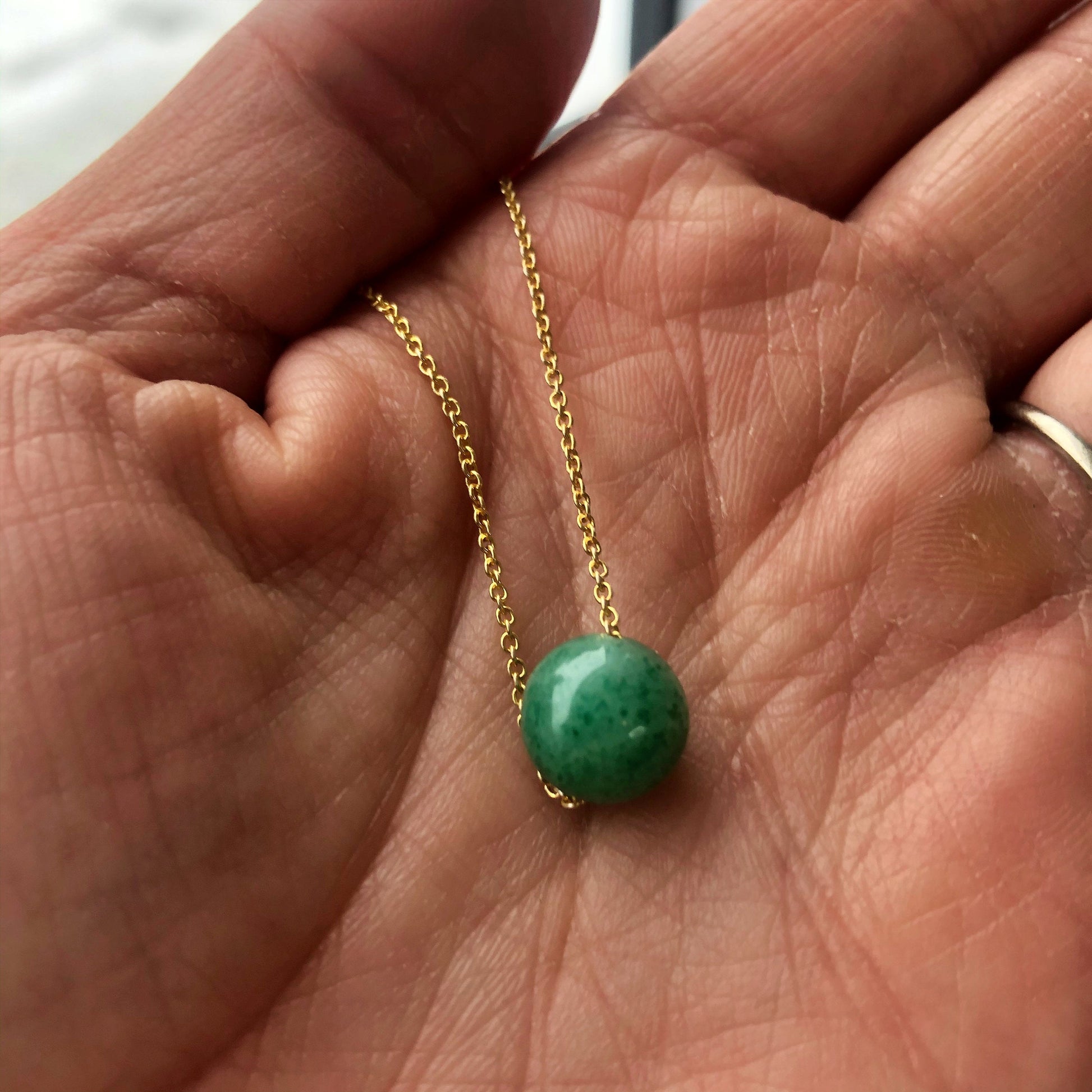 Certified Jade Pendant, Minimalist, Dainty Necklace, Birthstone Jewelry, August, Handmade, Jade Necklace, Gemstone, Crystal, Gift For Her