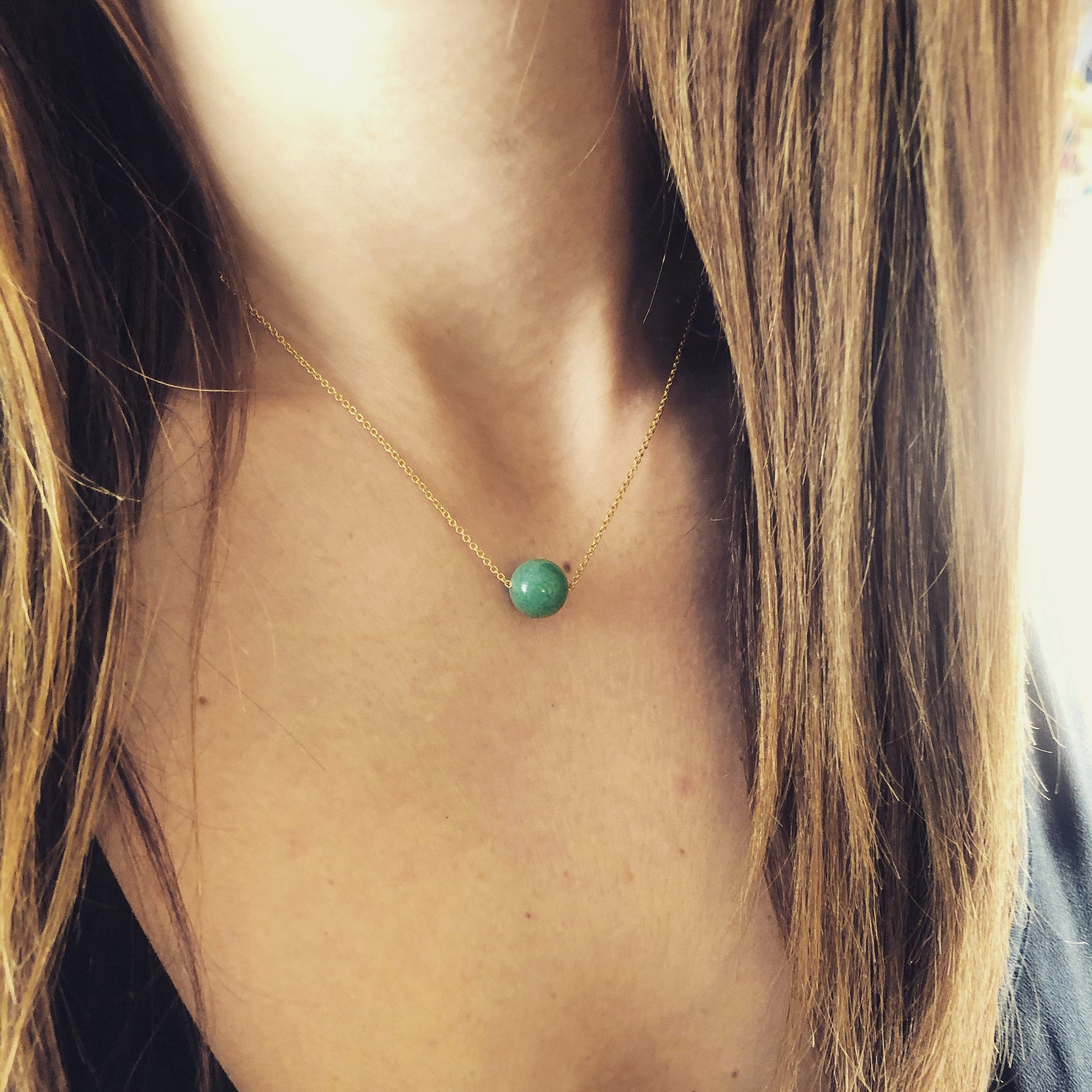 Certified Jade Pendant, Minimalist, Dainty Necklace, Birthstone Jewelry, August, Handmade, Jade Necklace, Gemstone, Crystal, Gift For Her